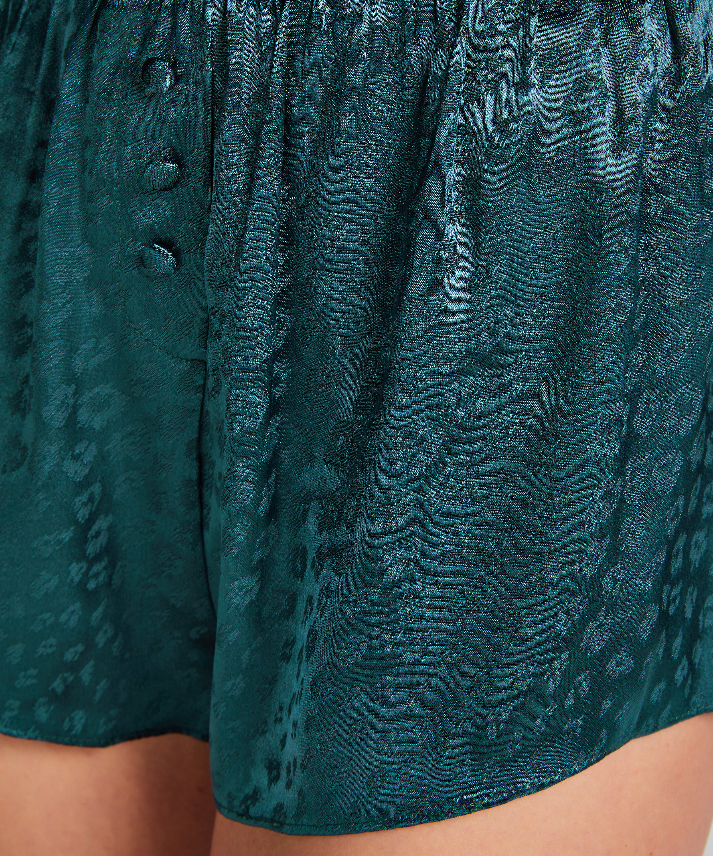 Shorts Leopard, Blau, main