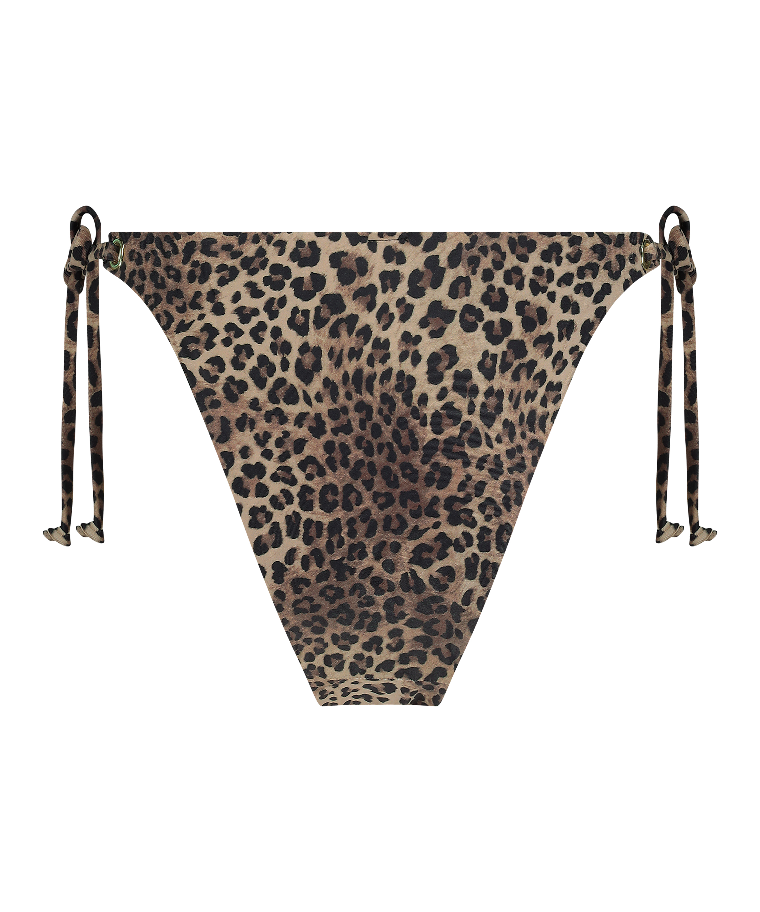 Slip de Bikini Cheeky Tanga Cannes, marron, main