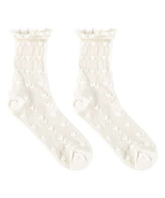1 Paar Fashion-Socken, Weiß