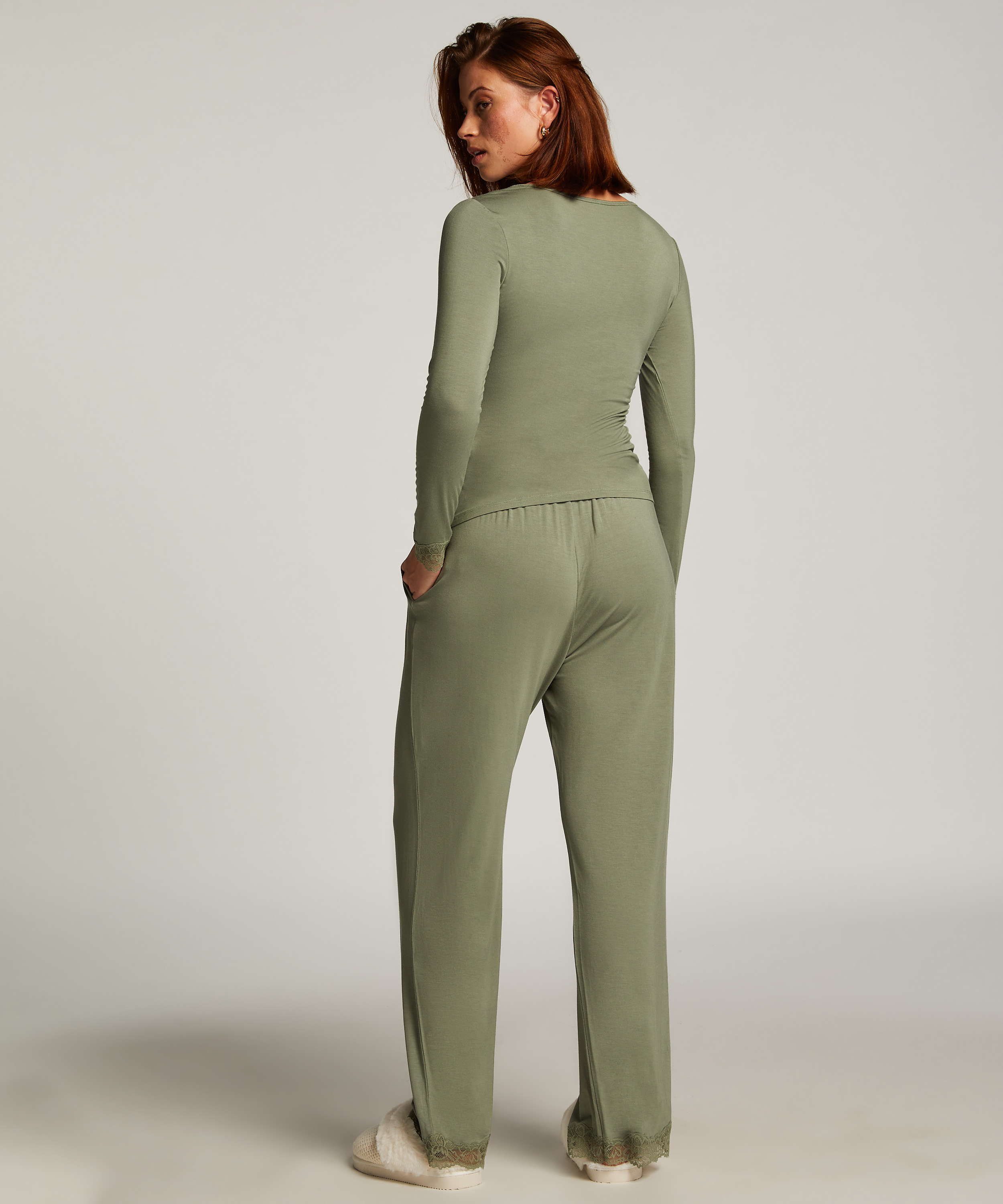 Pyjama-Set, Grün, main