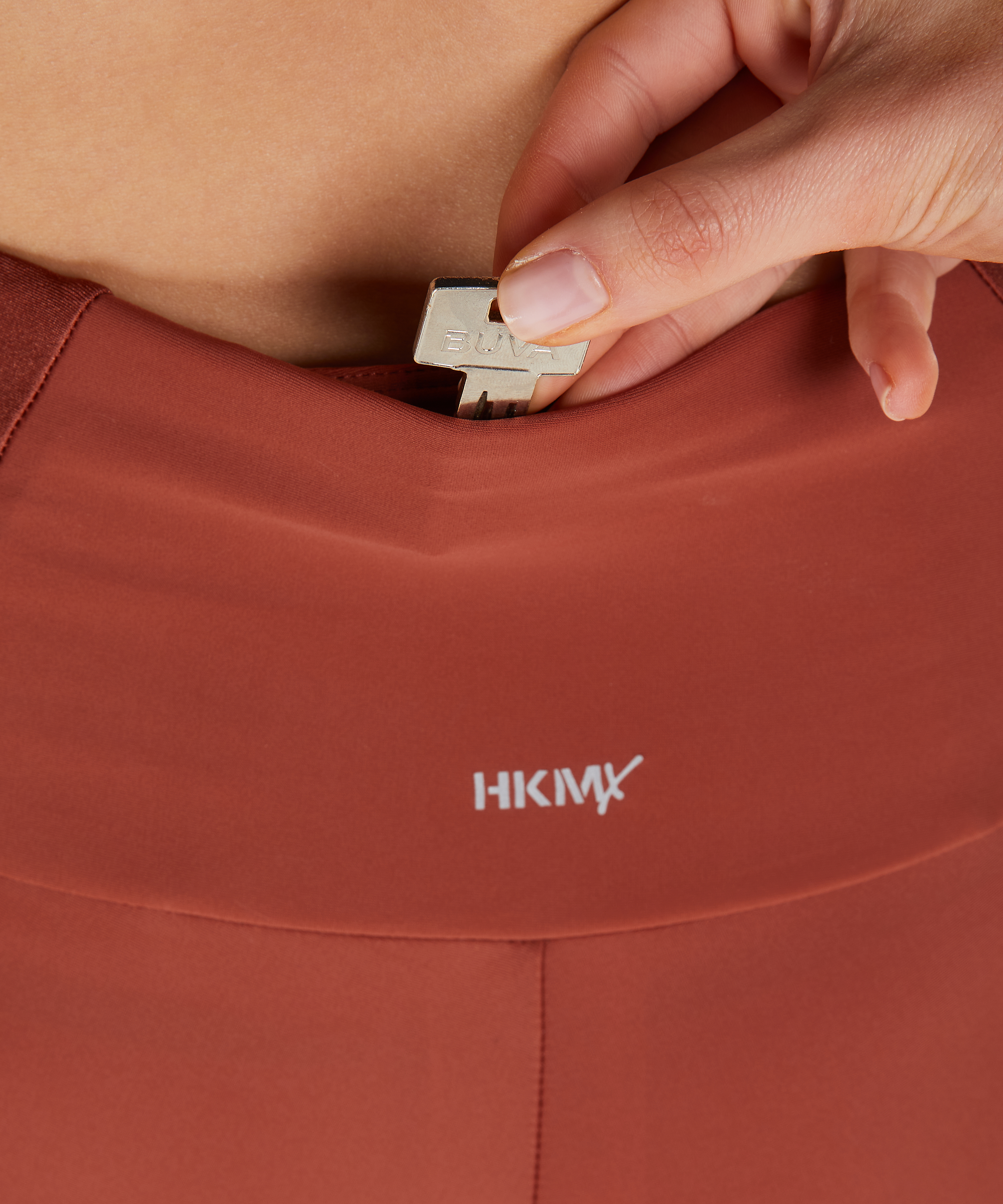 HKMX H&uuml;ft-Sportlegging Shine On, Rot, main