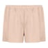 Pyjamashorts aus aufgerautem Jersey, Beige