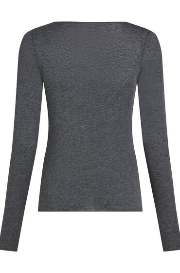Hunkemöller super soft Boatneck shirt with Cashmere Grey