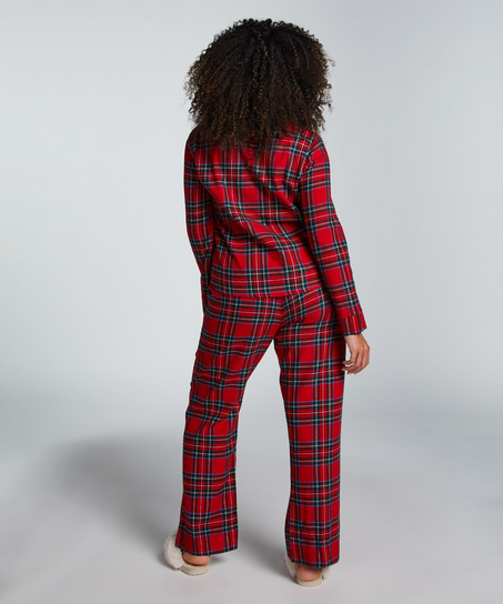 Pyjamaset Twill, Rot