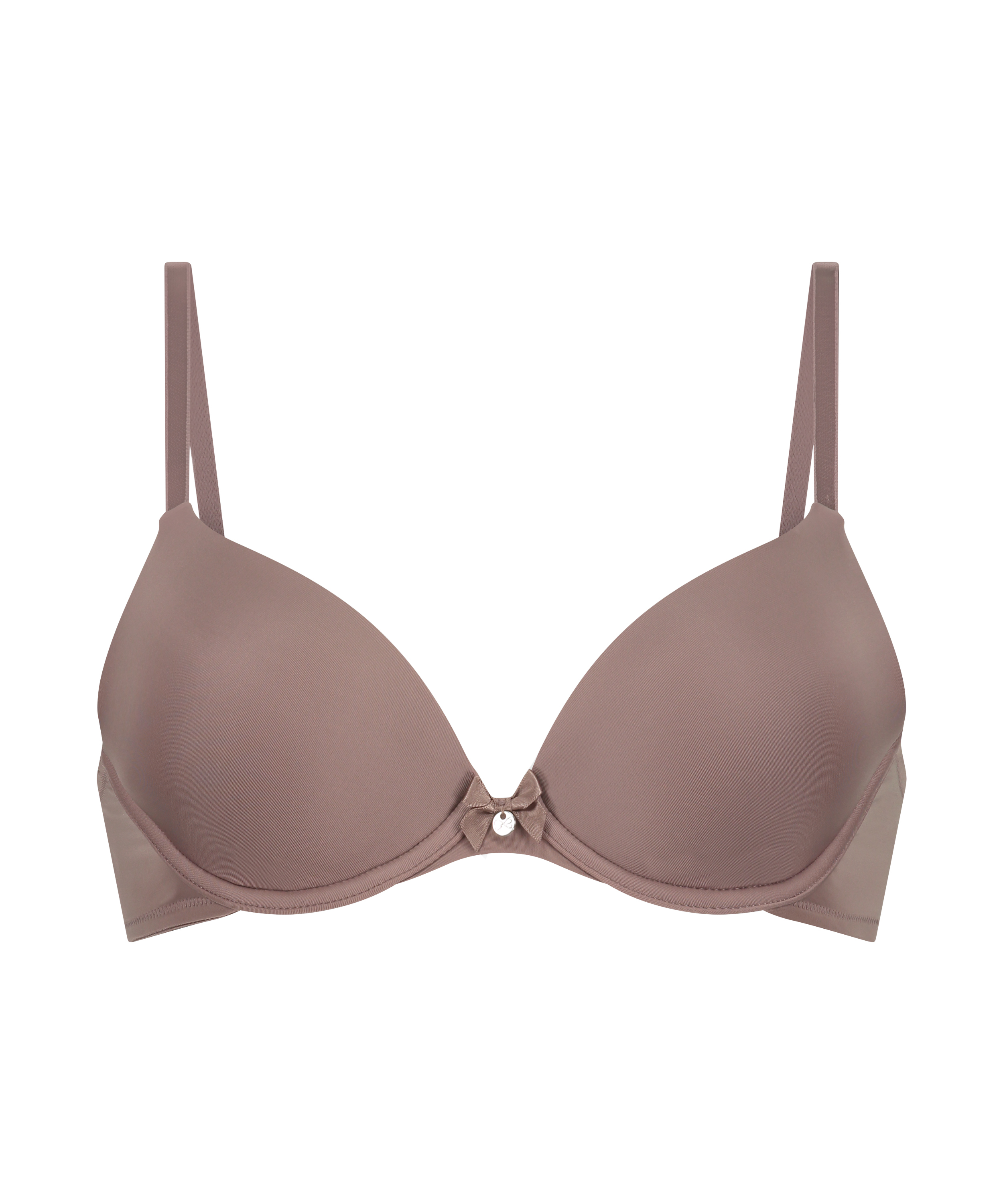 Soutien-gorge à armatures préformé Plunge, Marron, main