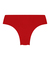 Slip brésilien Invisible Lace Back, Rouge, main Rouge