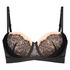 Soutien-gorge &agrave; armatures pr&eacute;form&eacute; sans bretelles Elsa, Noir