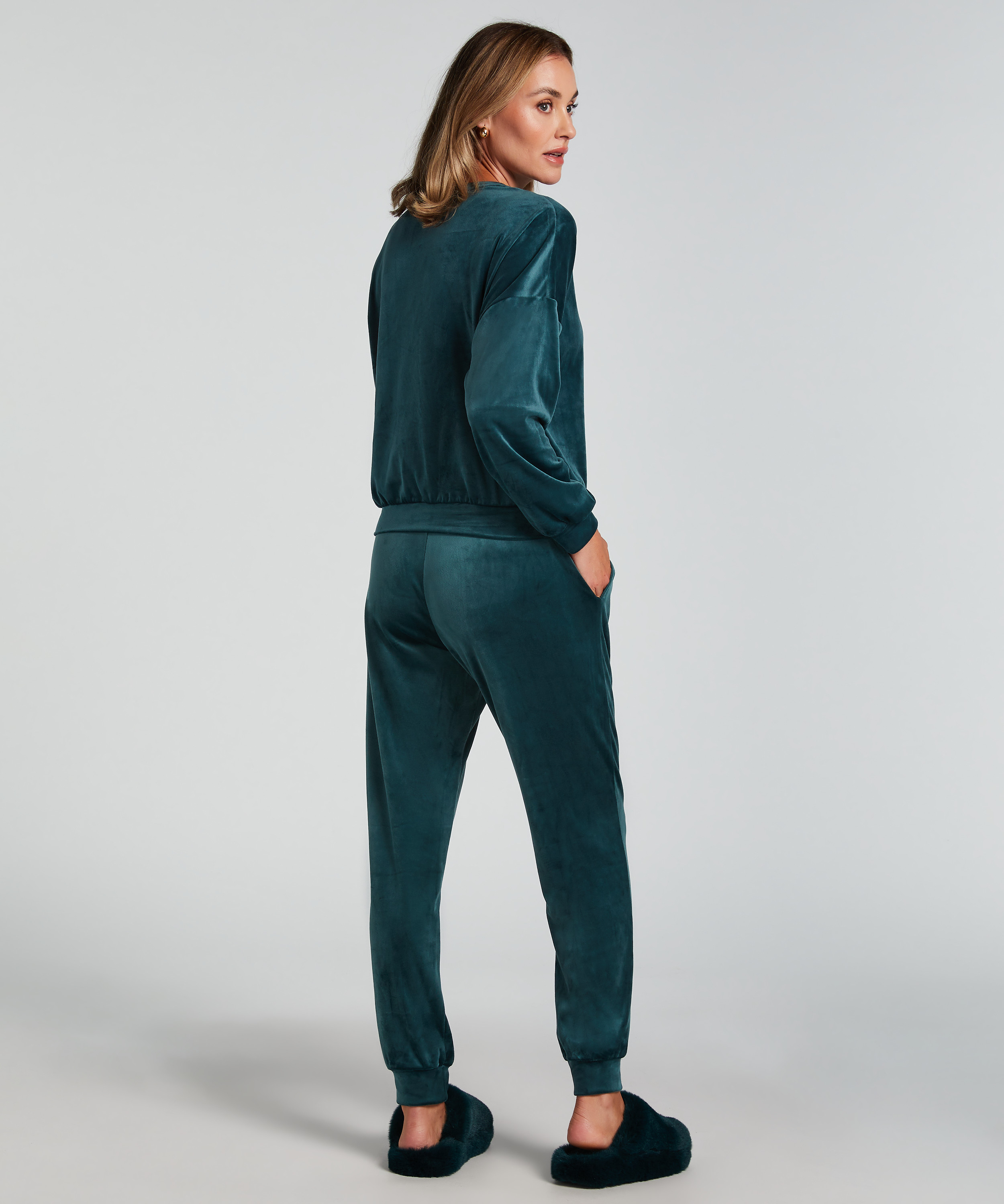 Velours Top, Gr&uuml;n, main