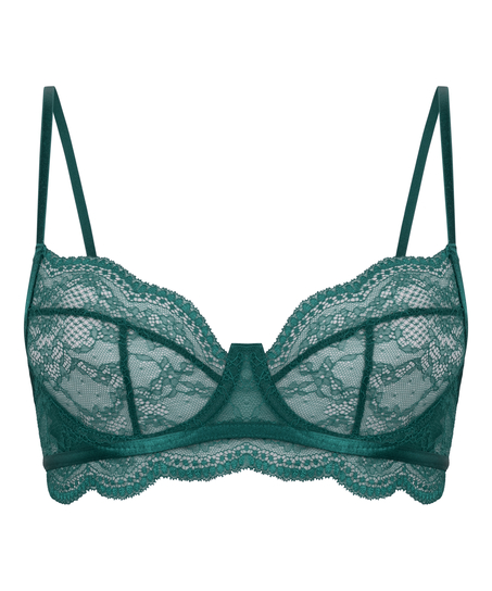 Soutien-gorge non-rembourr&eacute; &agrave; armatures Isabelle, Vert