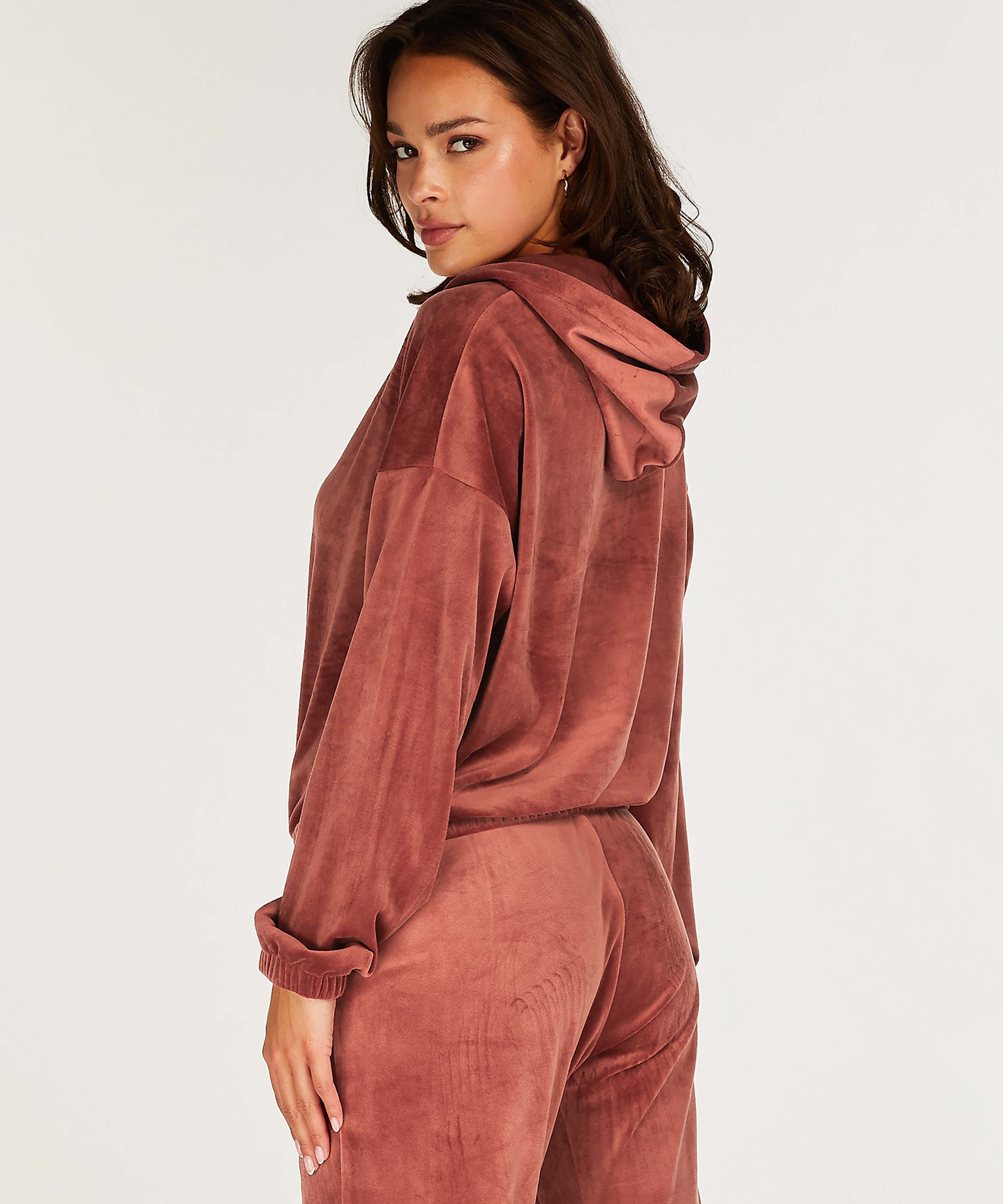 Haut Velours, Marron, main