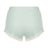 Gerippte Spitzenshorts, grün