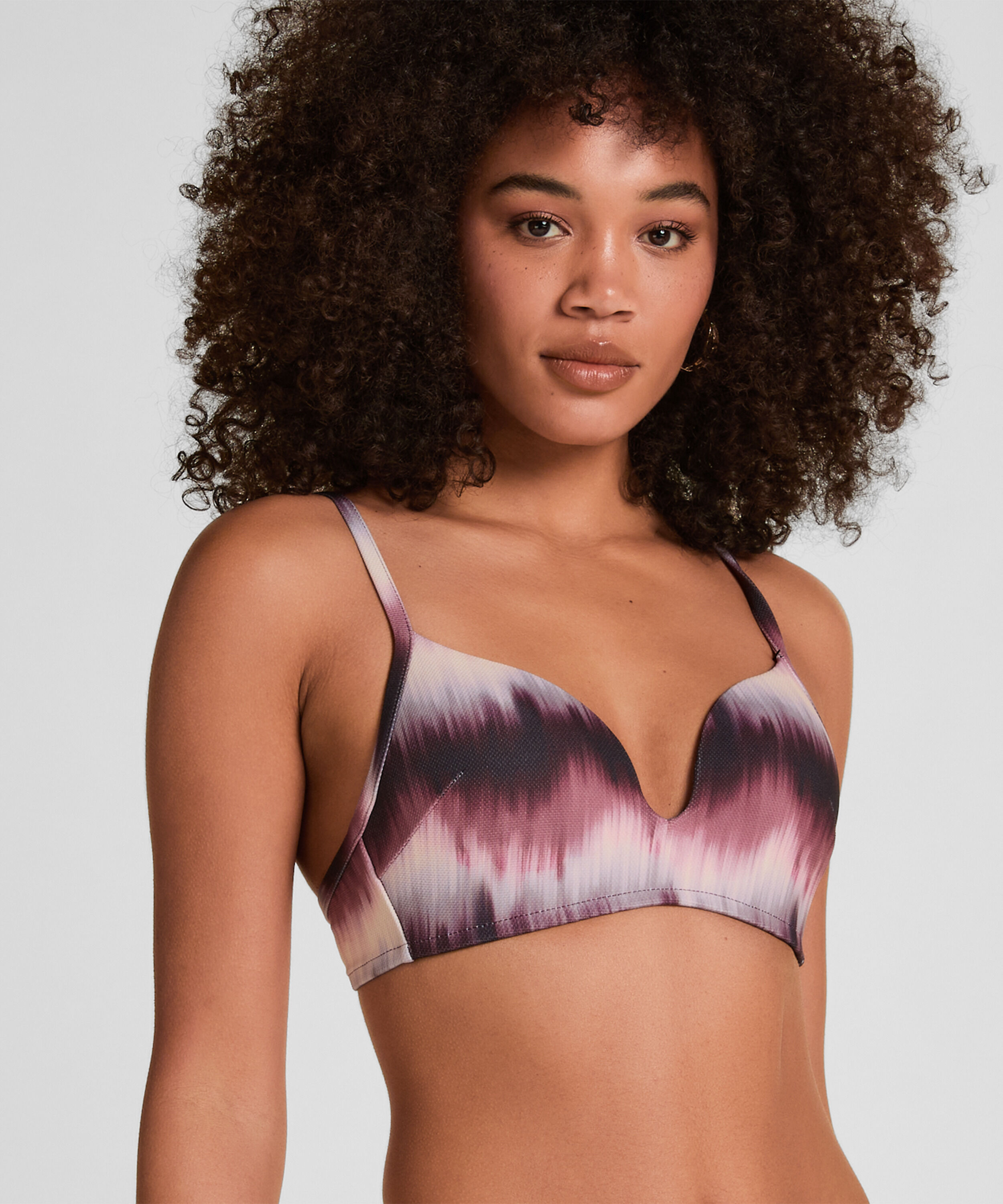 Haut de Bikini Rembourré Sans Armatures Mauritius, Violet