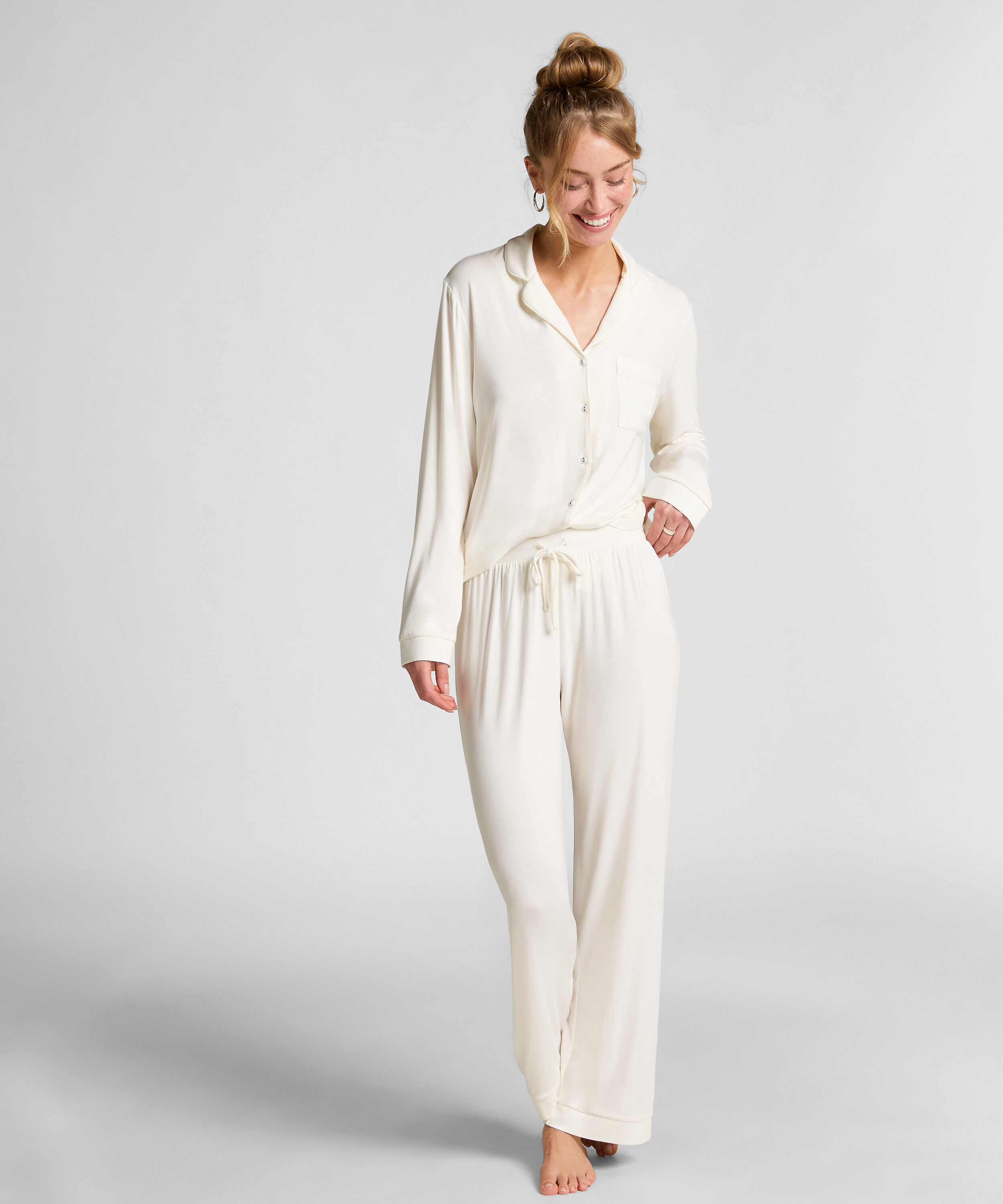 Jersey-Hose Essential, Wei&szlig;