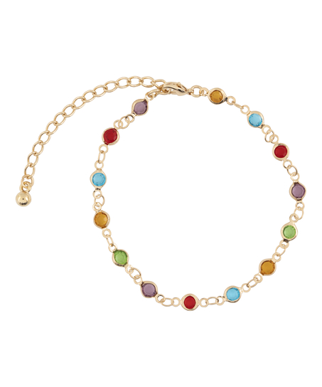 Bracelet de pierres précieuses, Jaune