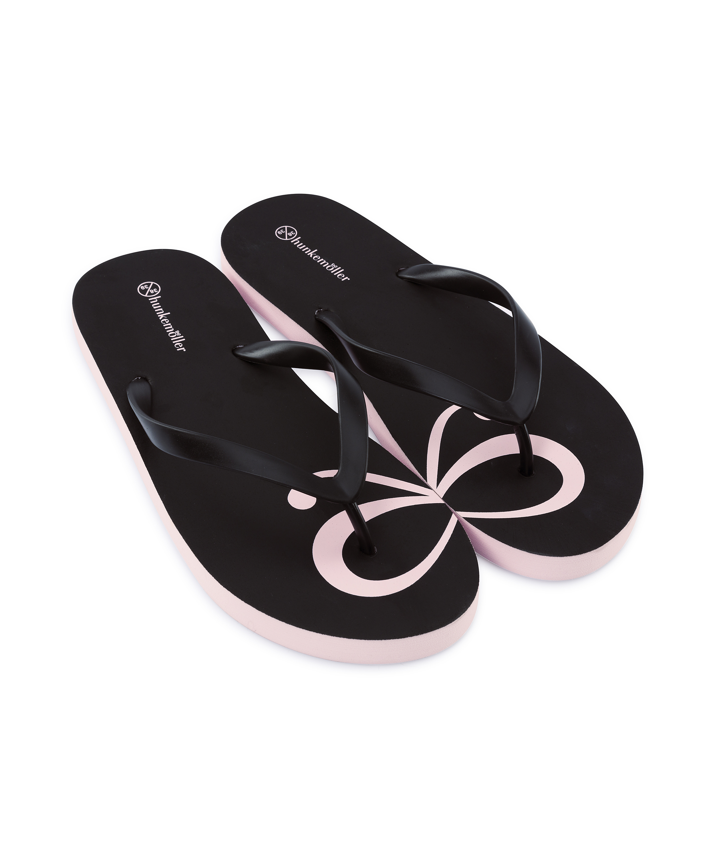 Tongs Bow flip flop, Noir, main