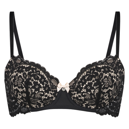Soutien-gorge &agrave; armatures pr&eacute;form&eacute; Marina, Noir