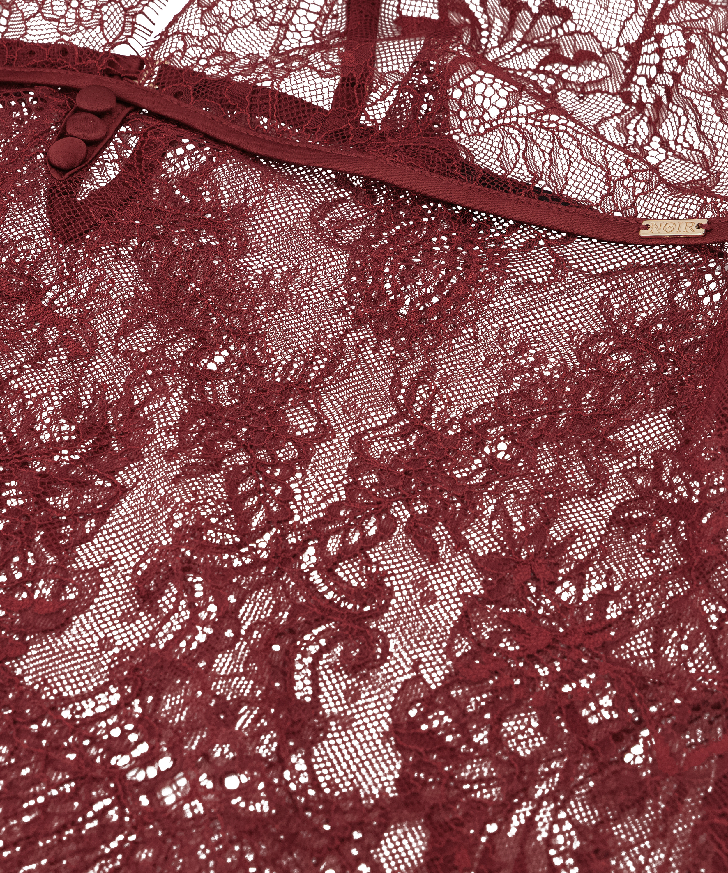 Camisole Lace Delphine, Rouge, main