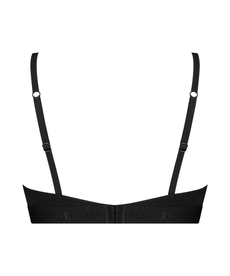 Triangel-Bralette Cutie, Schwarz