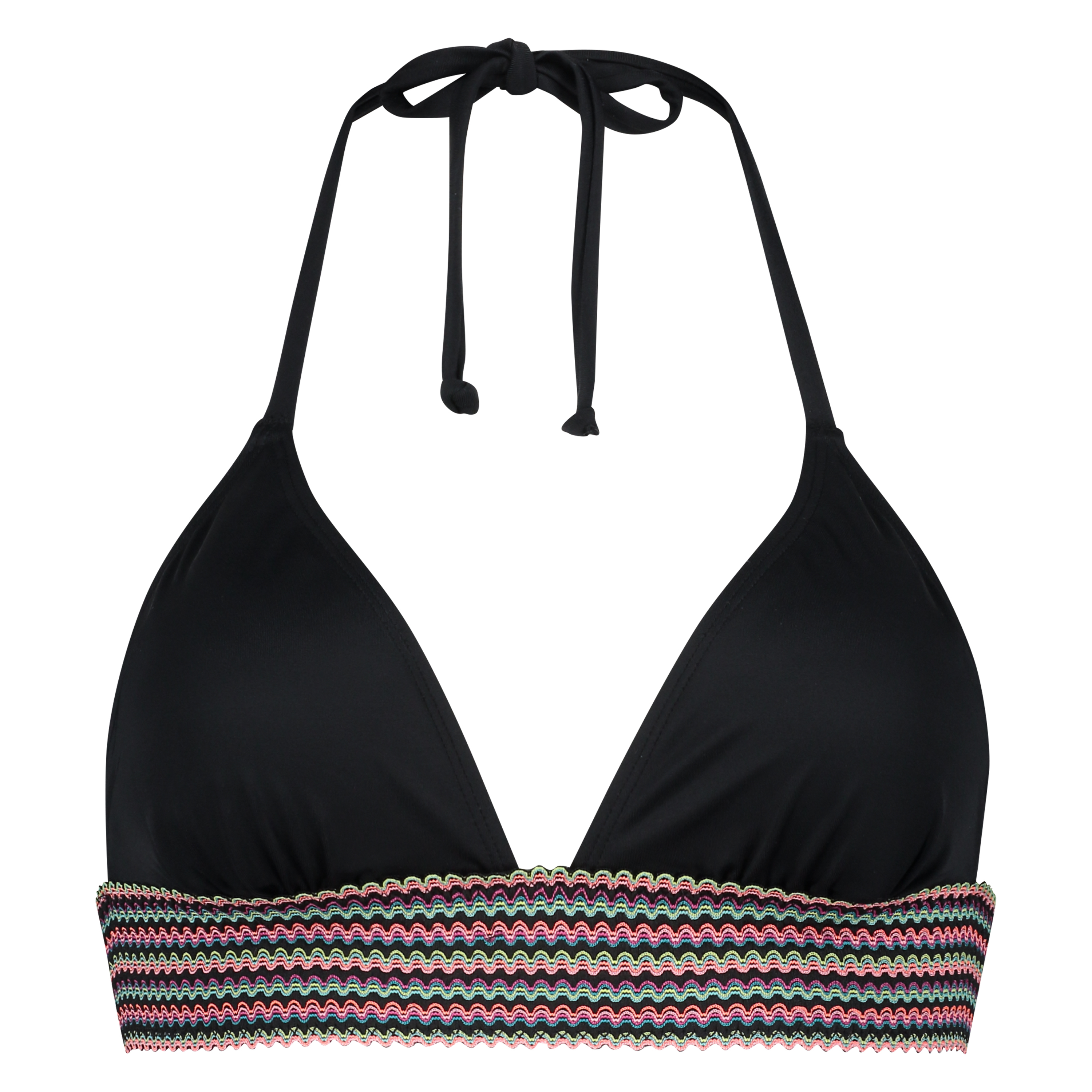 Neckholder-Bikinitop Paradise, Schwarz, main