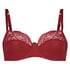 Soutien-gorge à armatures non-préformé Sophie, Rouge