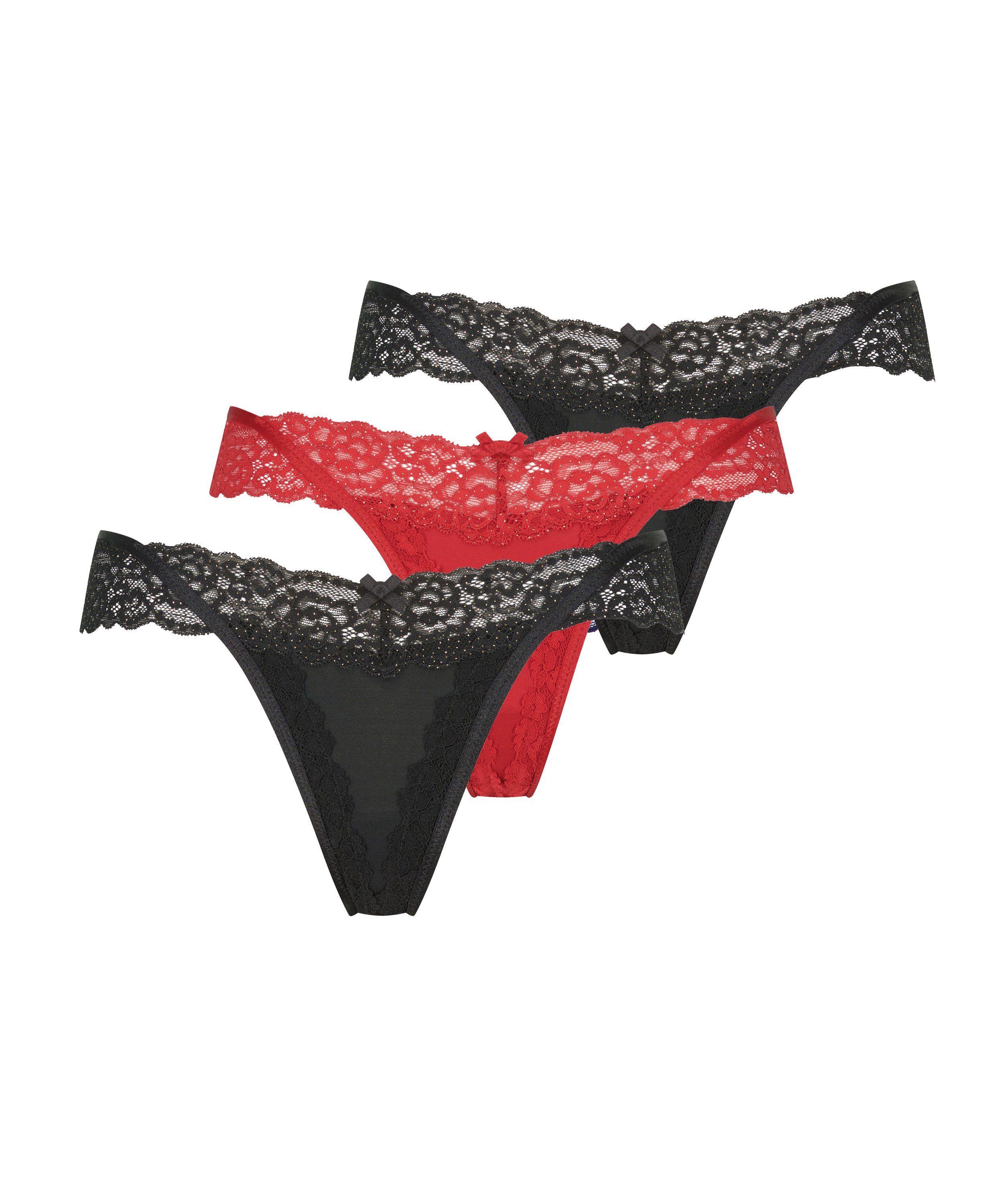 3er-Pack String Willow, Schwarz, main