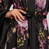 Kimono Satin, Schwarz