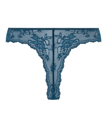 Invisible String Lace Back, Blau