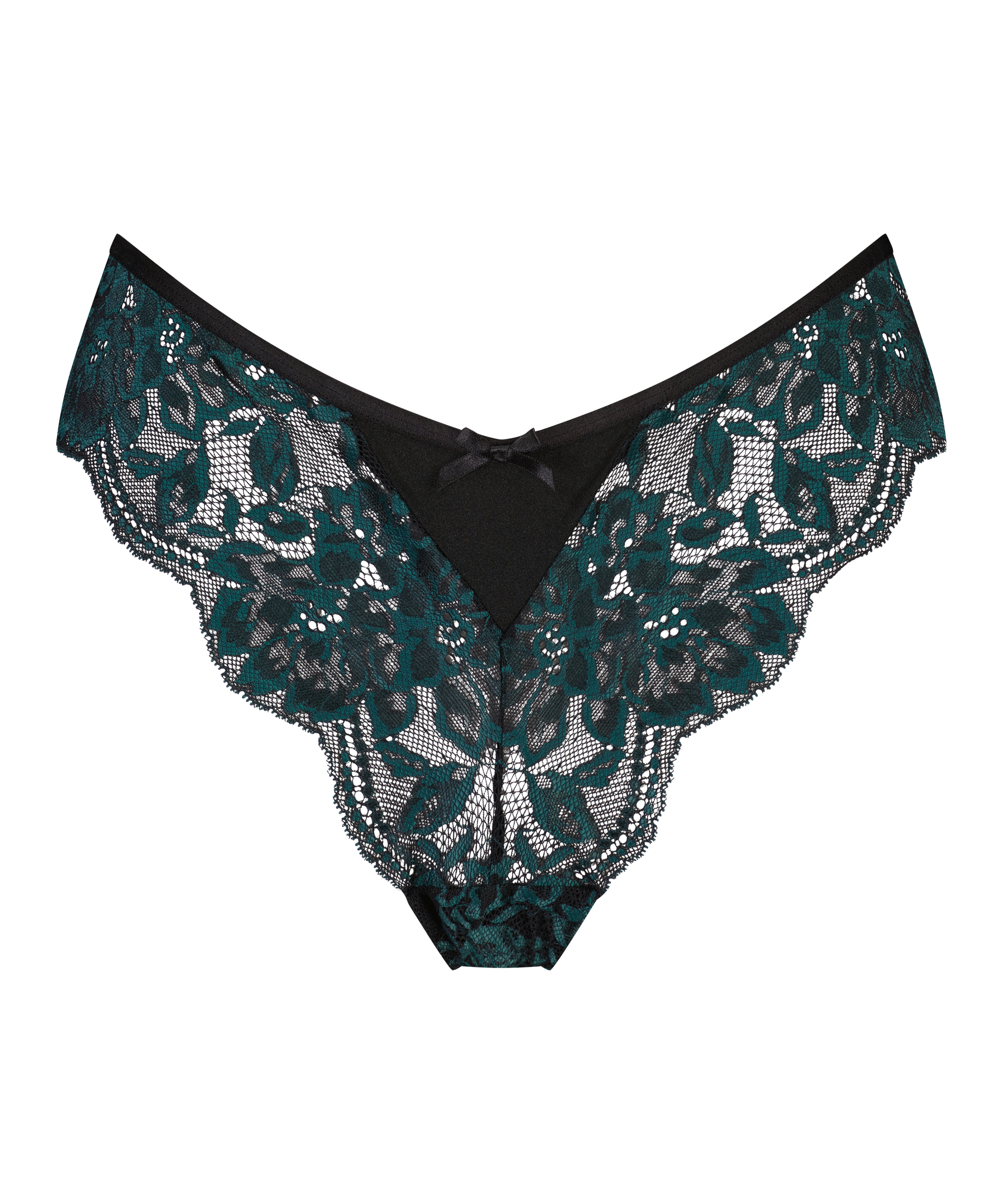 Brazilian-Slip mit hohem Beinausschnitt Leona, Schwarz, main