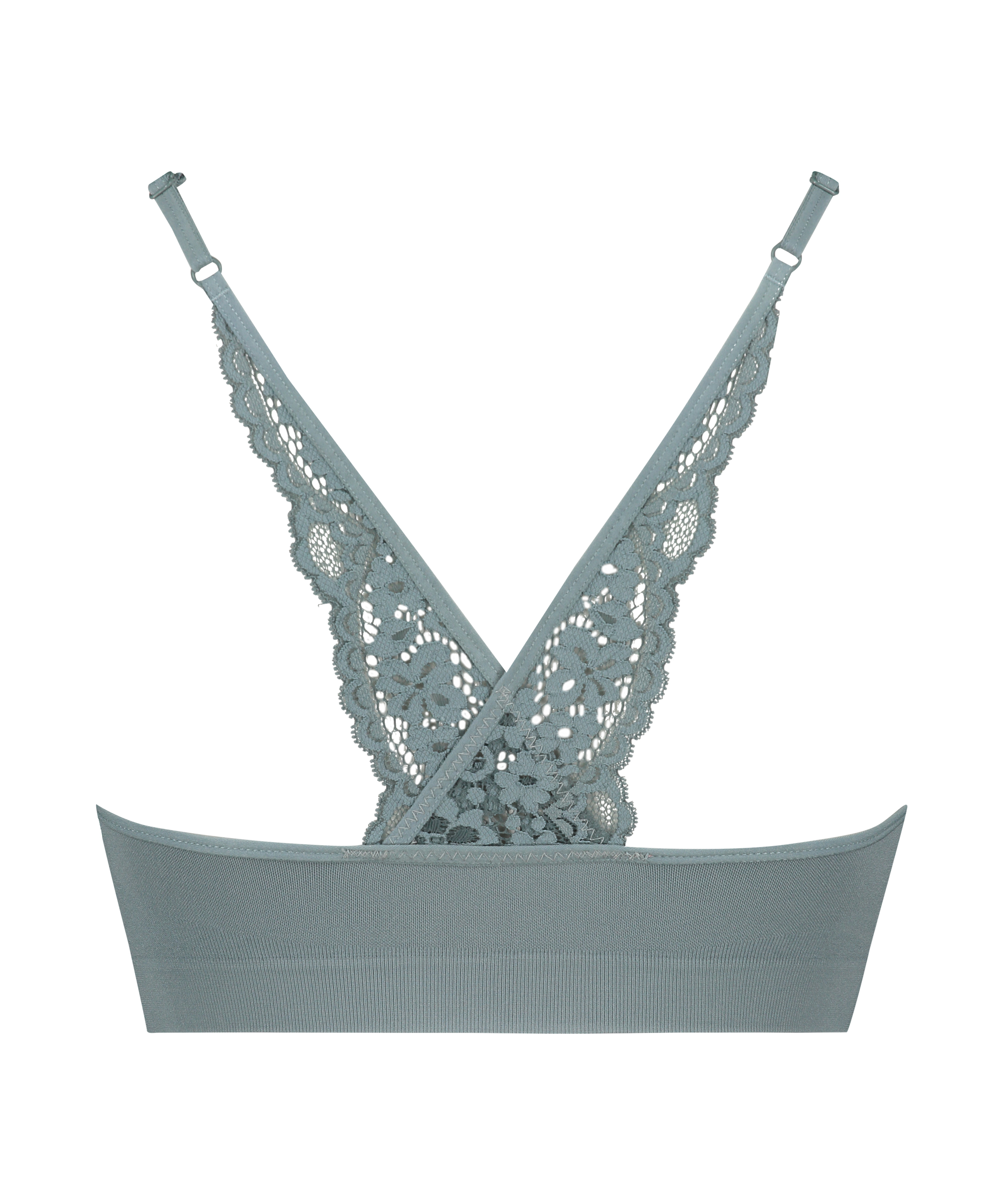 Nahtloser Bralette Rose, Grün, main