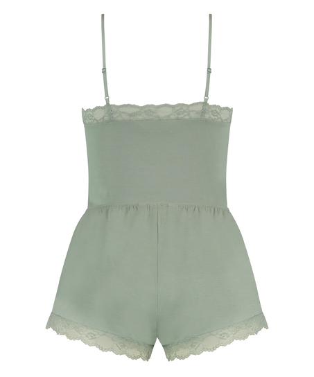 Ensemble de pyjama court Cami, Vert