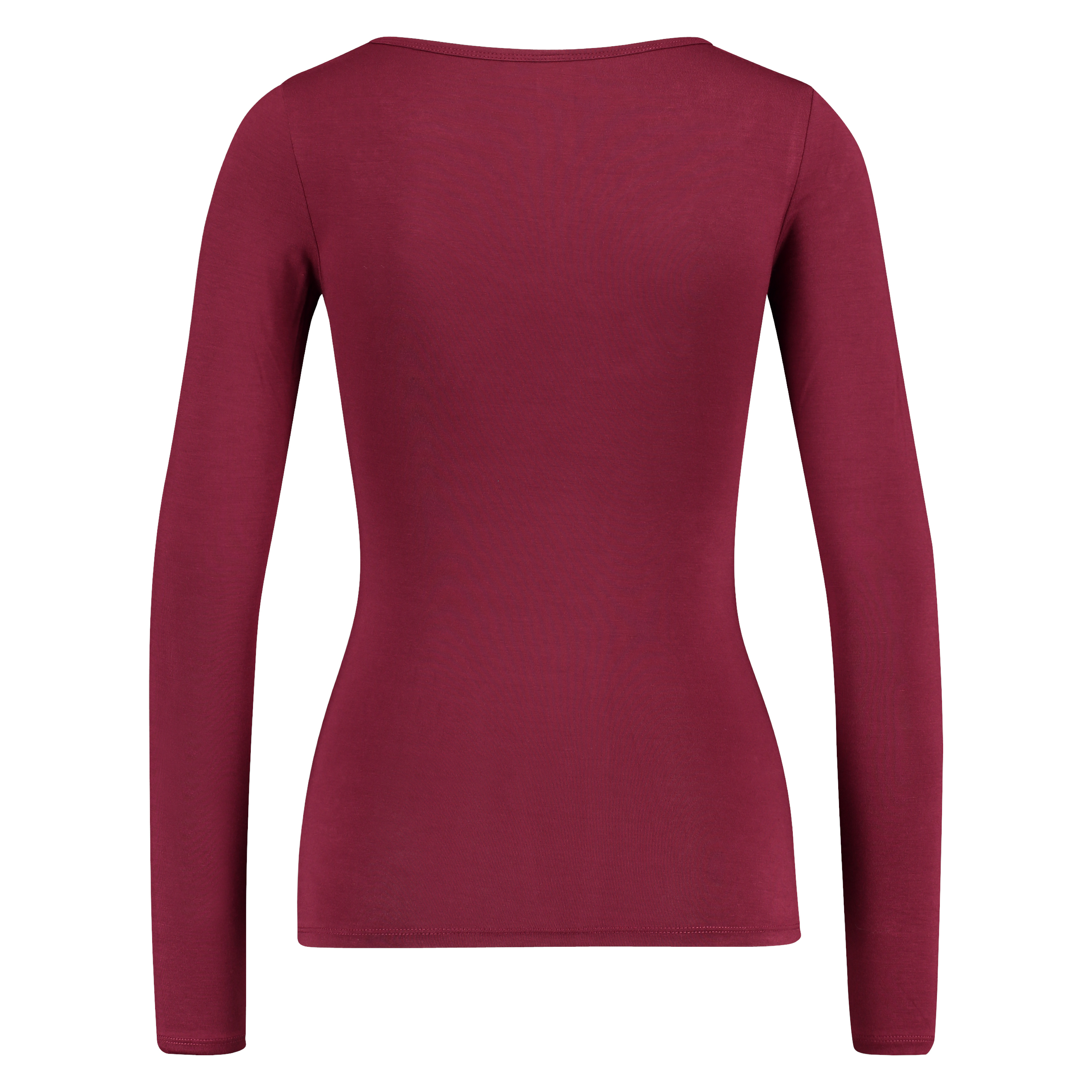 Top v-neck lace, Rot, main