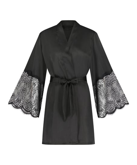 Kimono Satin, Noir