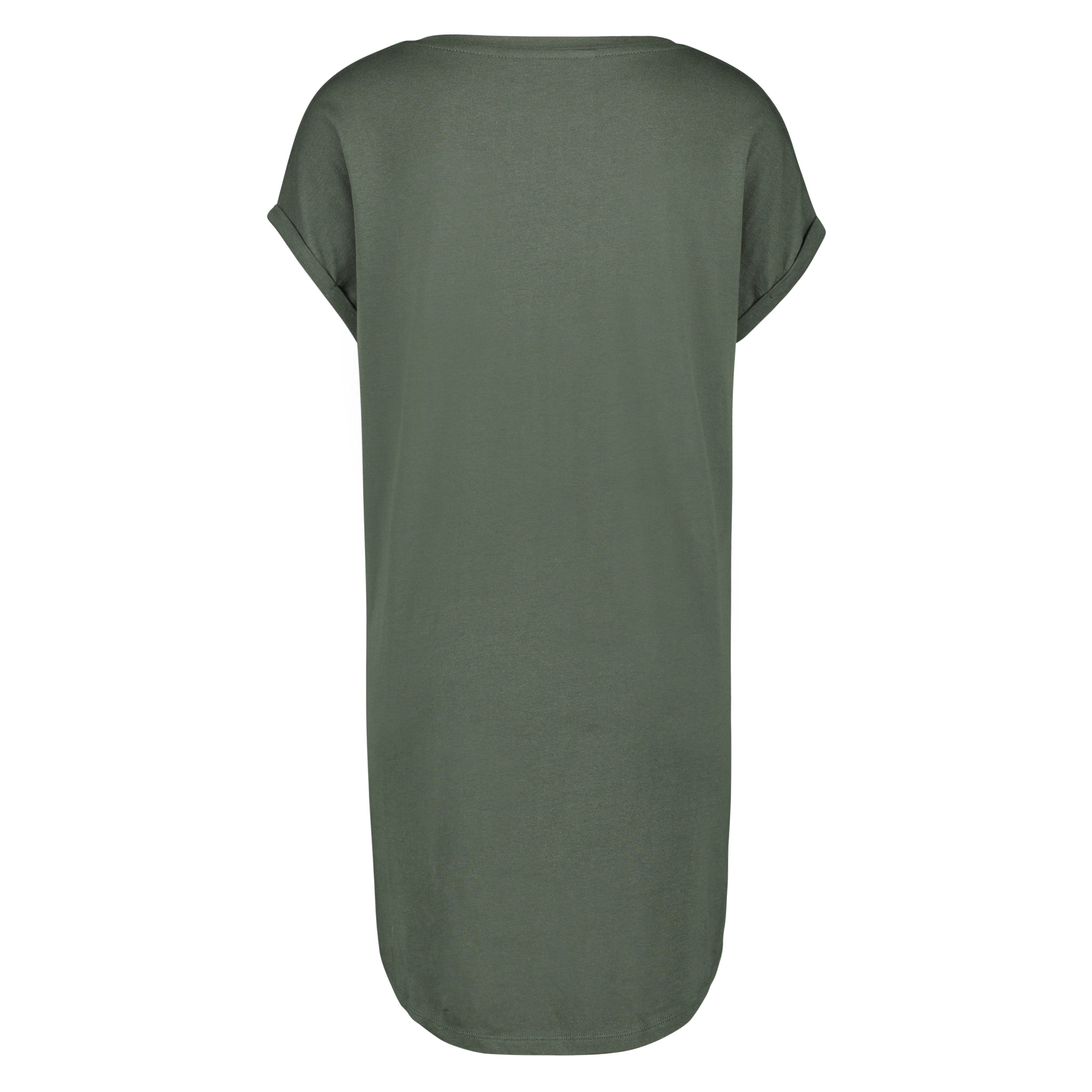 Chemise de nuit col rond, Vert, main