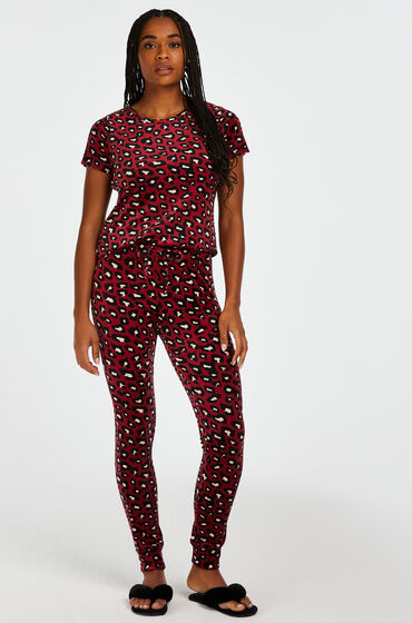 Hunkemöller Legging Velours Rouge