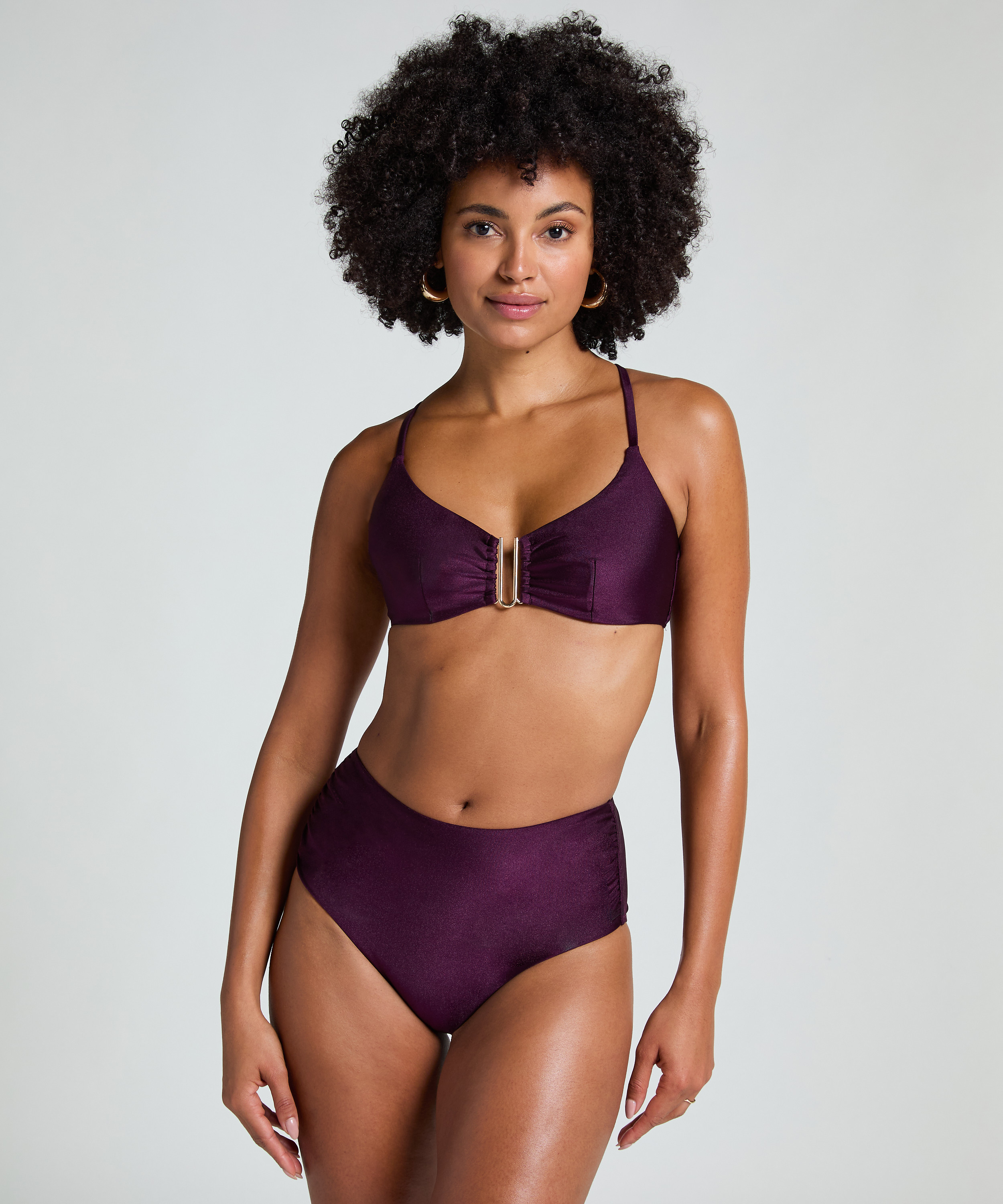 Bikini-Crop-Top Costa, Lila, main