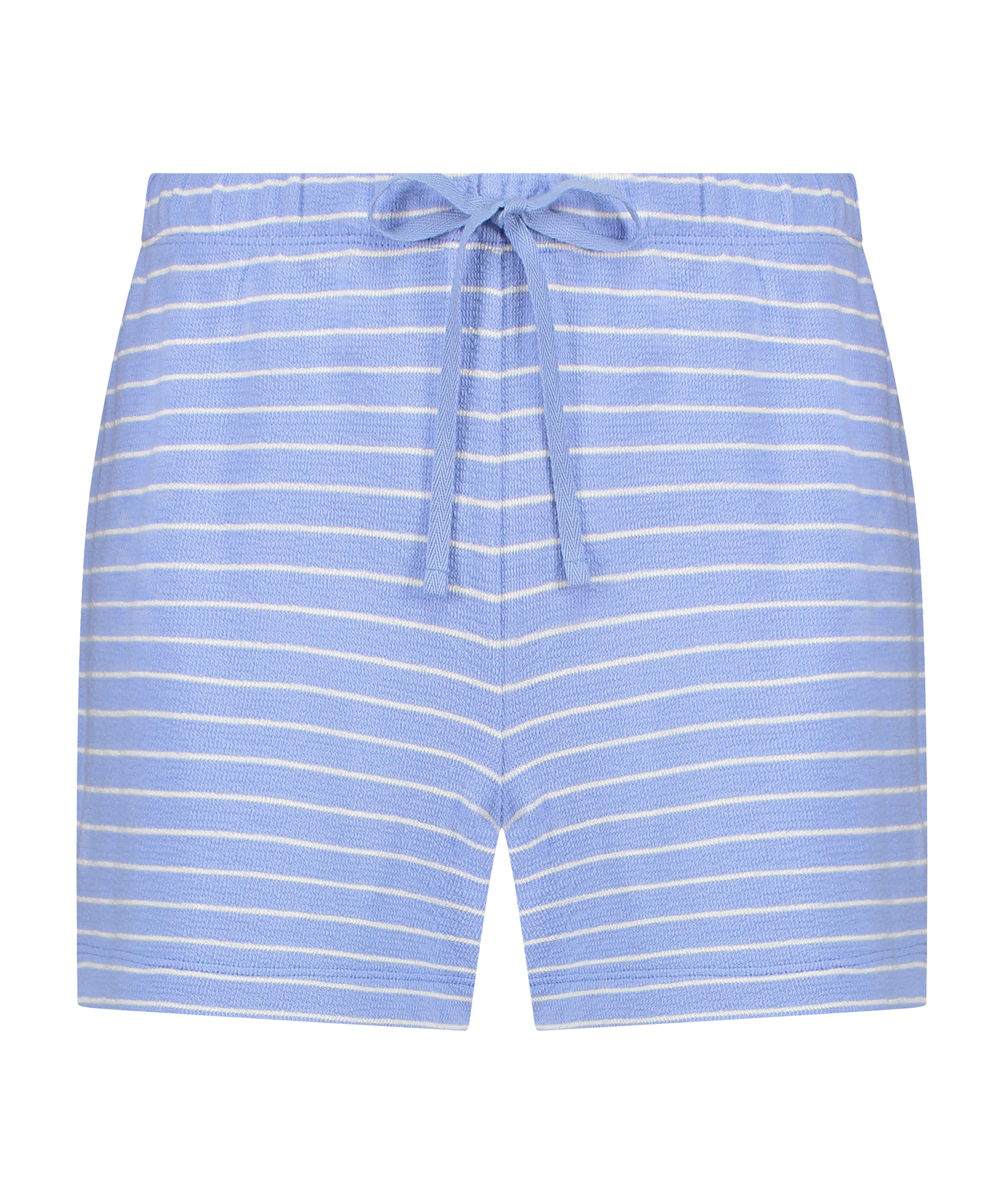 Short Coton, Bleu, main