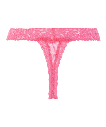 Extra Tief sitzender String Madison, Rose