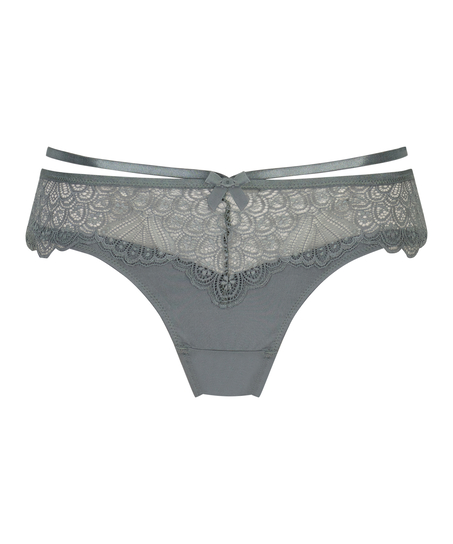 Slip br&eacute;silien Naomi, Bleu