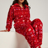 Onesie aus Fleece, Rot