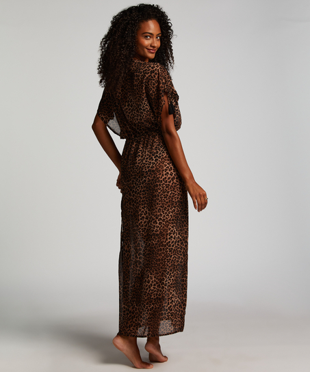 Sheer Kimono, Marron