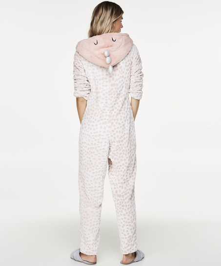 Onesie Fleece Novelty, Rose