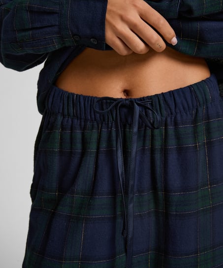 Petite pantalon de Pyjama Flanelle, Bleu