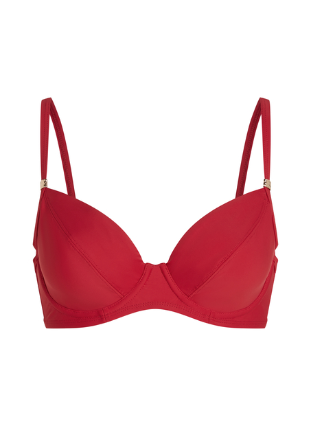 Haut de bikini Luna, Rouge