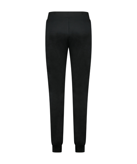Petite Pantalon de jogging en Velours, Noir