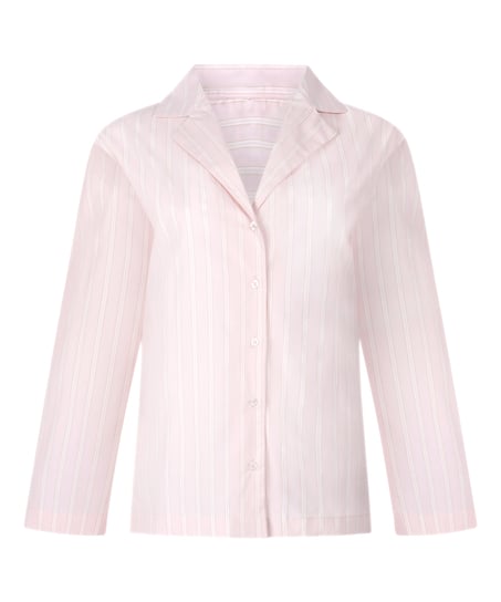 Pyjama-Top Baumwolle Poplin, Rose