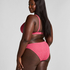 Lanai Wattiertes Bügel-Bikinioberteil, Rose