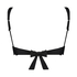 Haut de bikini Triangle Scallop, Noir