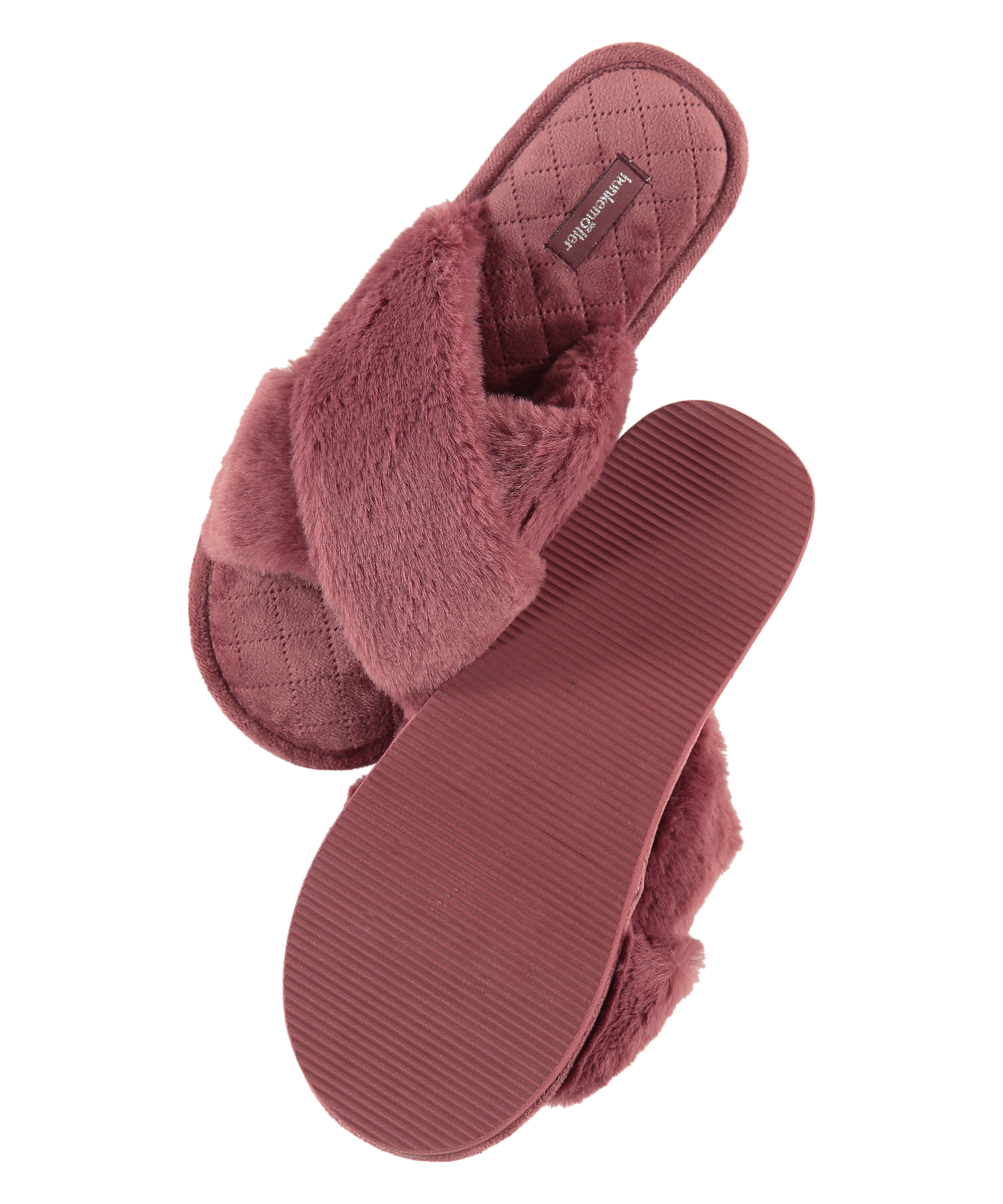 Chaussons L&eacute;onie, Rose, main