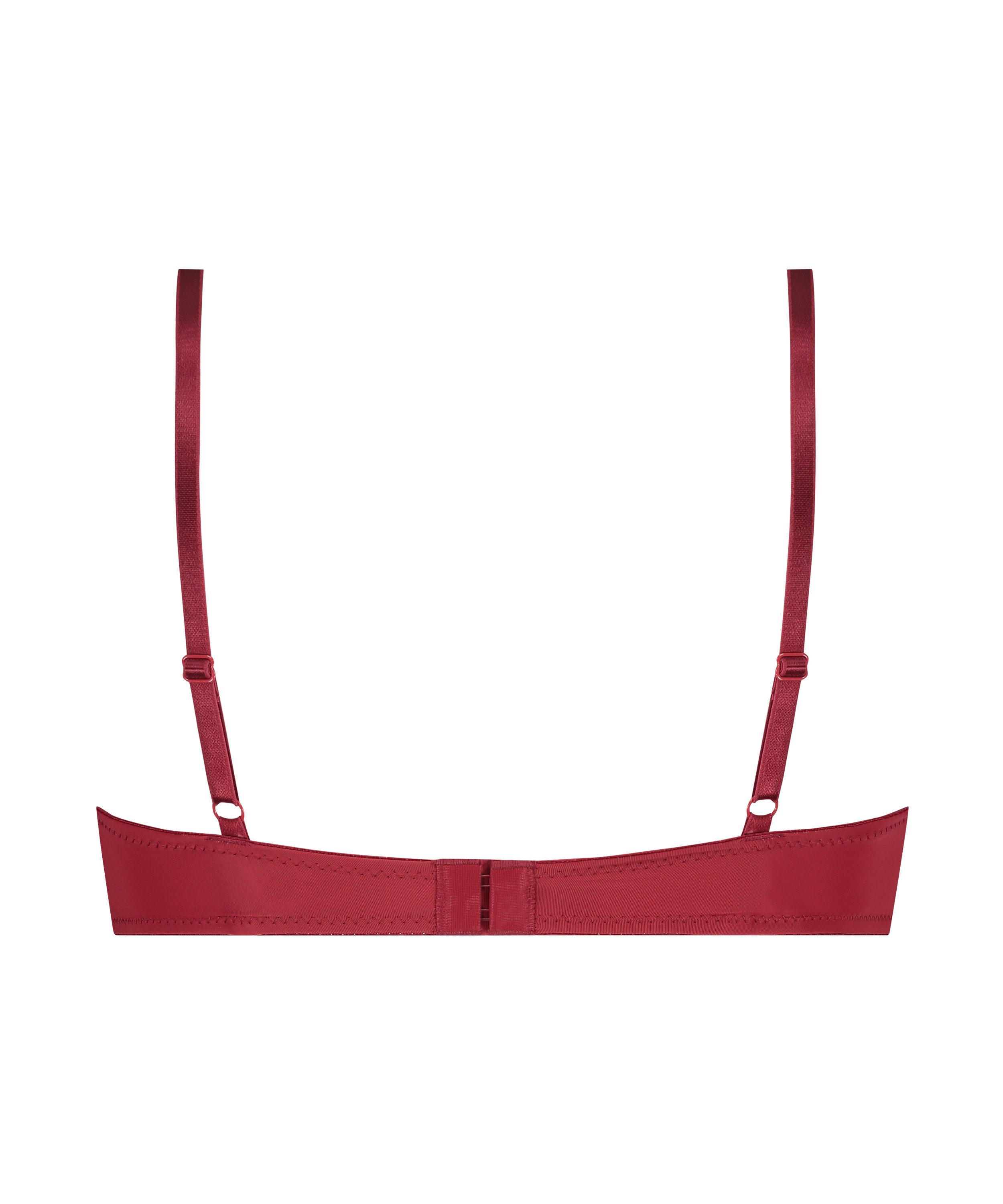 Soutien-gorge &agrave; armatures pr&eacute;form&eacute; Plunge, Rouge, main