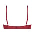 Soutien-gorge &agrave; armatures pr&eacute;form&eacute; Plunge, Rouge